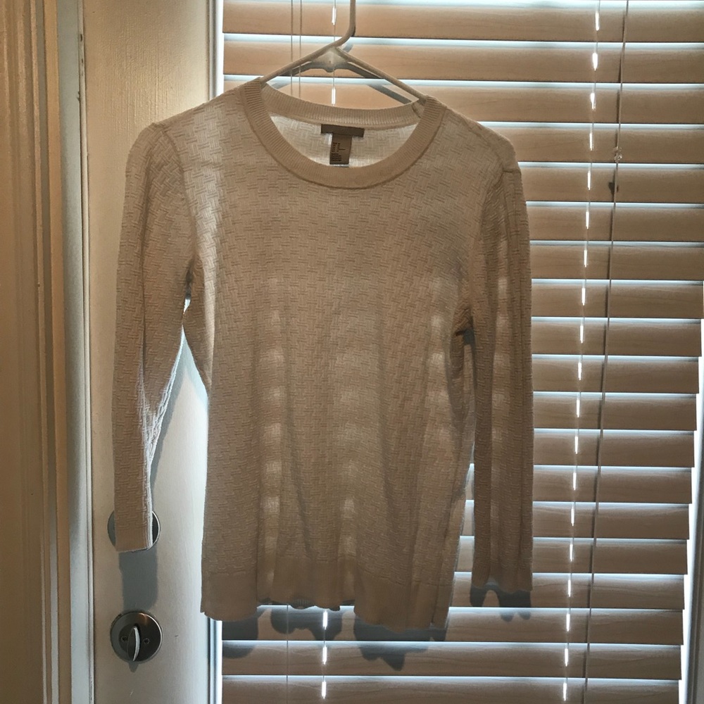 Cream sweater